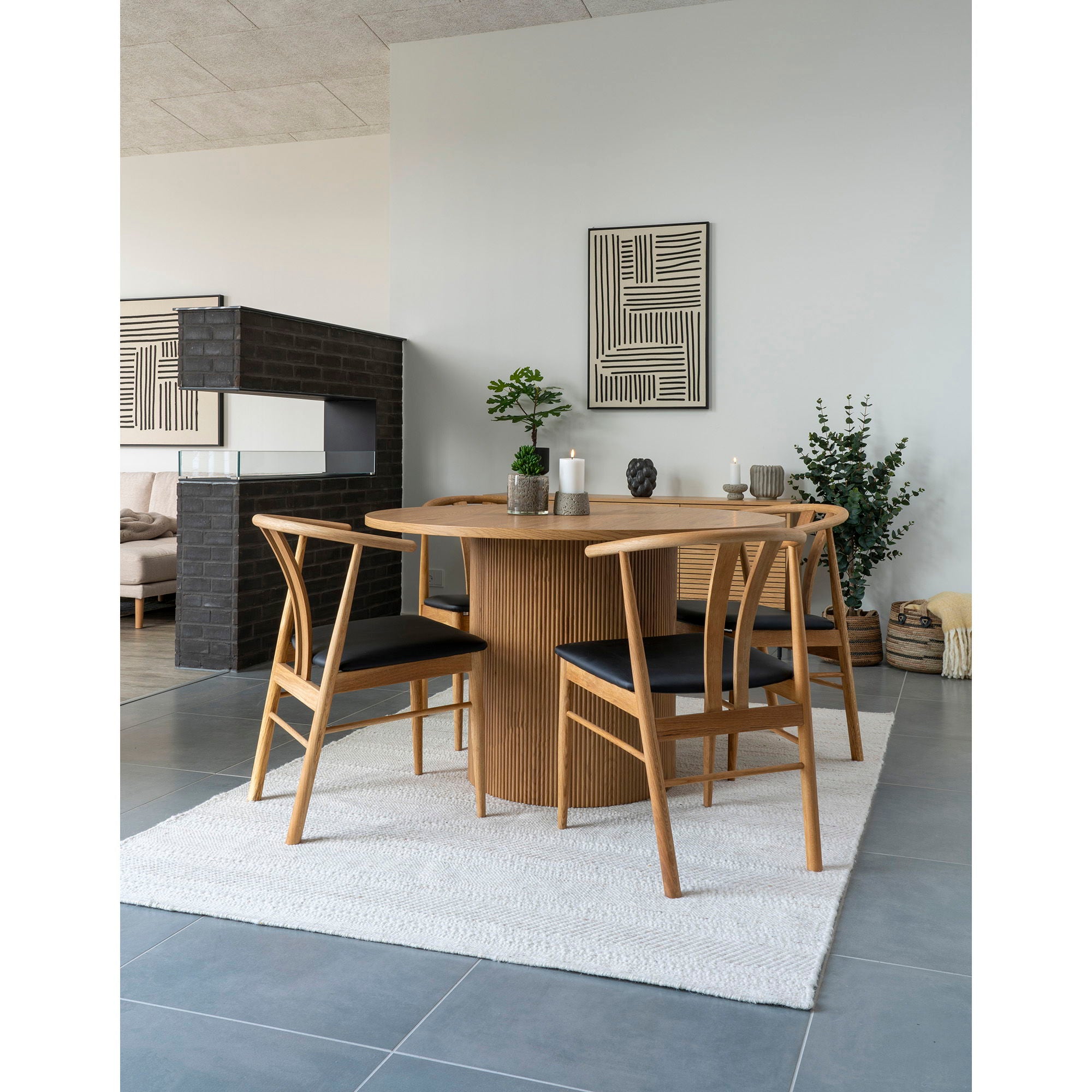 Boavista – Esstisch rund, Ø120 × 75 cm